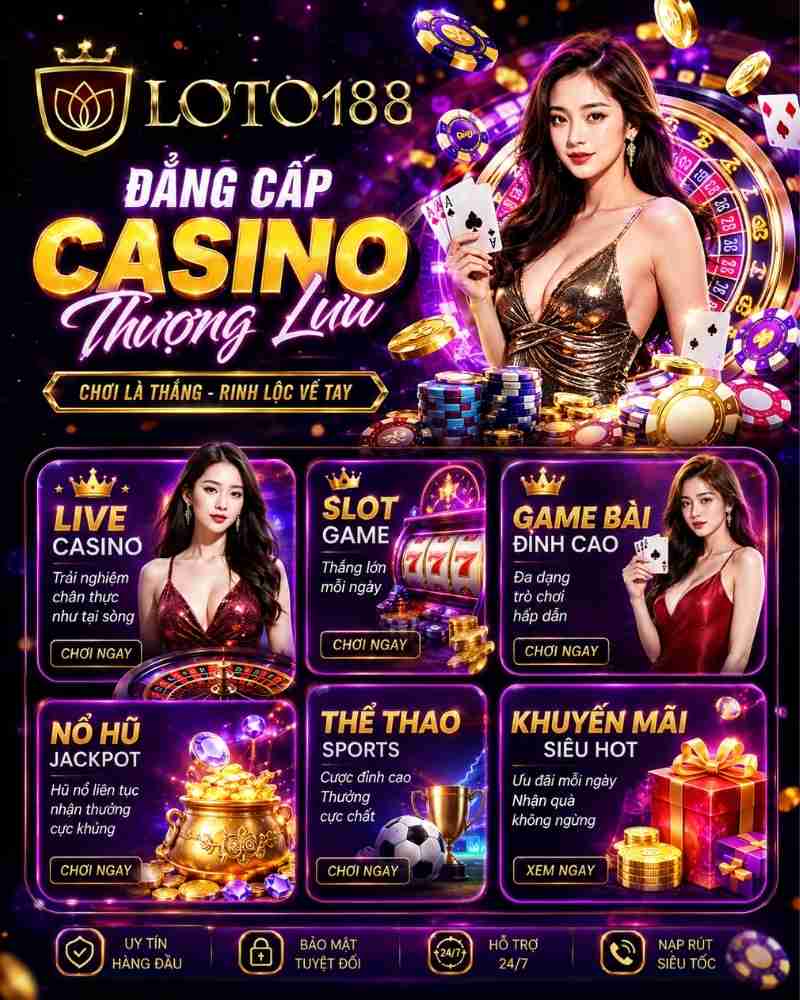Tân thủ nhận ngay 188K tại loto188 – Cơ hội trải nghiệm siêu đỉnh dành cho thành viên mới