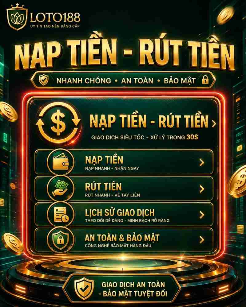Hướng Dẫn Xác Nhận Giao Dịch Rút Tiền Loto188